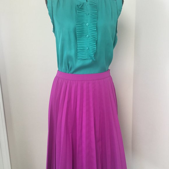 Colorful Plisse Skirt for sale - Picture 3 of 5
